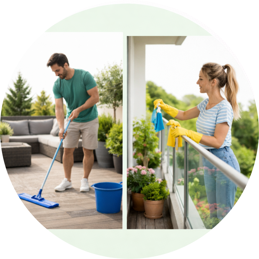 Terrace & Balcony Cleaning